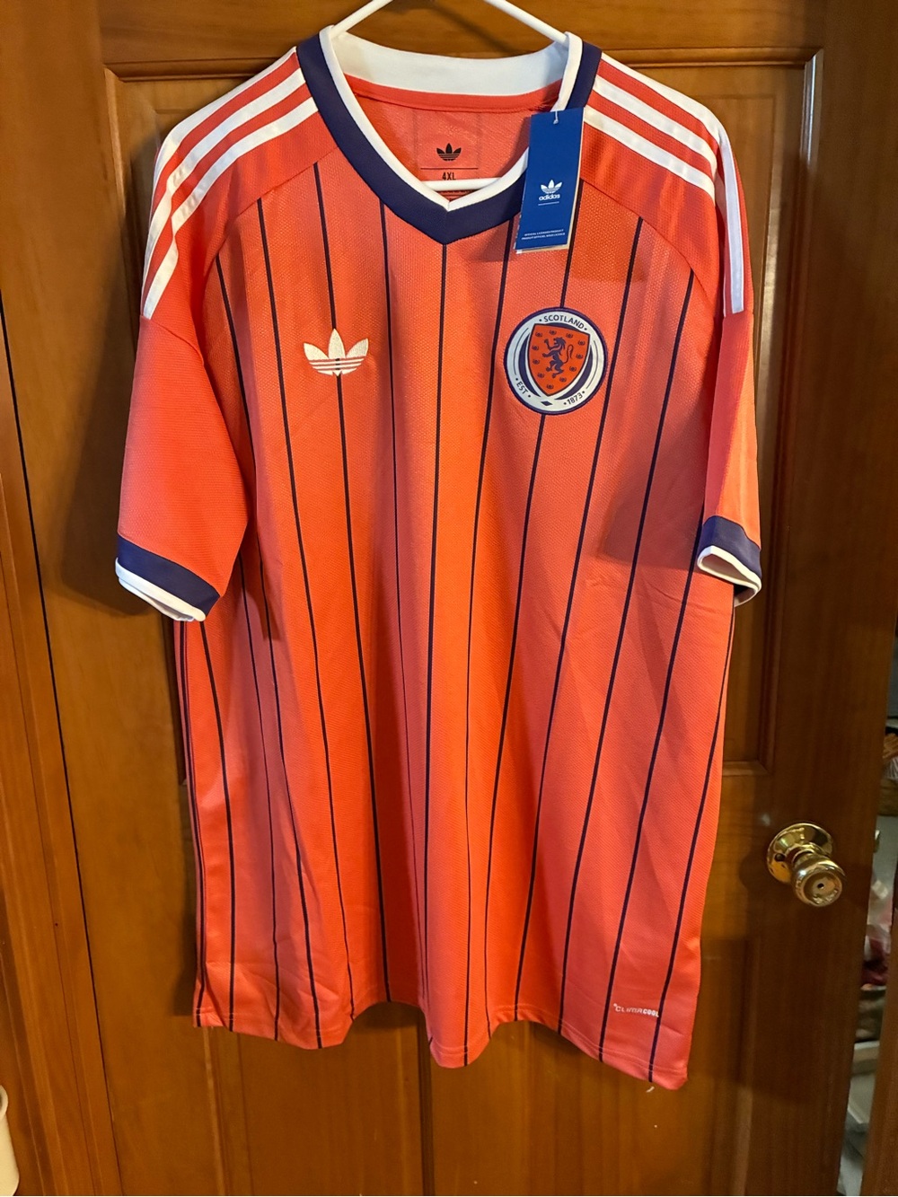 NWT 🏴󠁧󠁢󠁳󠁣󠁴󠁿 Scotland Adidas Away Football Soccer Jersey 2XL (Please read!)